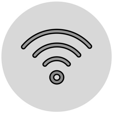 wifi simgesi vektör illüstrasyonu