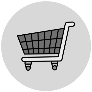 Alışveriş arabası. Basit tasarım