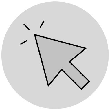 imleç simgesi, vektör illüstrasyonu