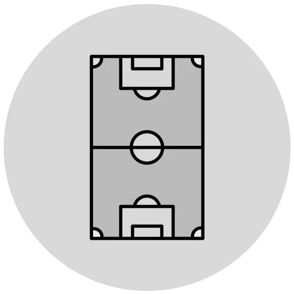 Kosárlabda Pálya Egyszerű Tervezés — Stock Vector