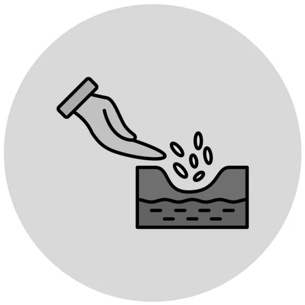 Ilustração Vetorial Ícone Lavagem Manual — Vetor de Stock
