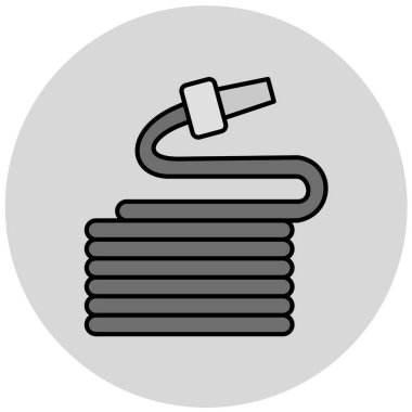 Tek izole edilmiş simge ögesinin vektör illüstrasyonu