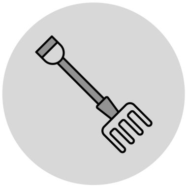 kürek simgesi vektör illüstrasyonu