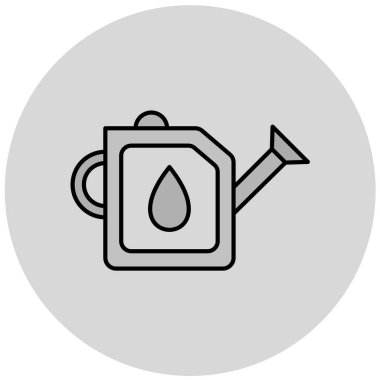 Bir gaz simgesinin vektör illüstrasyonu