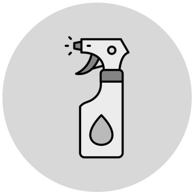 Bir damla simgesinin vektör illüstrasyonu