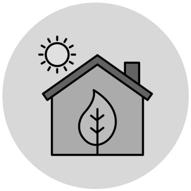 ev simgesi vektör illüstrasyonu