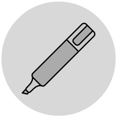 kalem simgesi vektör illüstrasyonu