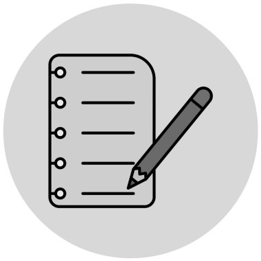 belge simgesi, vektör çizimi