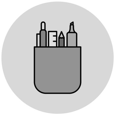 Modern eğitim ikonunun vektör illüstrasyonu