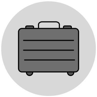 Çanta. Web simgesi basit tasarım