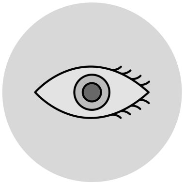 Göz vektörü simgesi simgesi