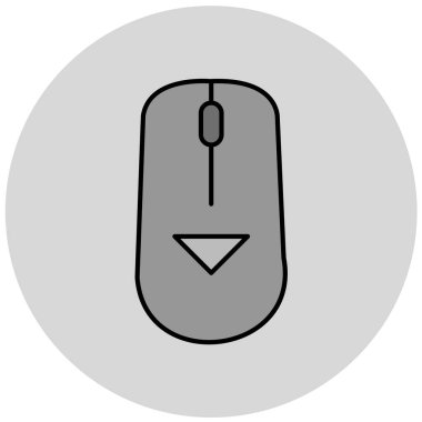 Fare. Web simgesi basit illüstrasyon