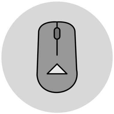 Fare. Web simgesi basit illüstrasyon