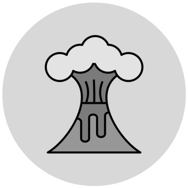 Yiyecek ve içecek ikonunun vektör illüstrasyonu