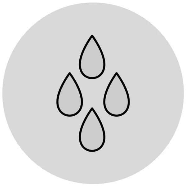 Wassertropfen Symbol Vektor Illustration — Stockvektor