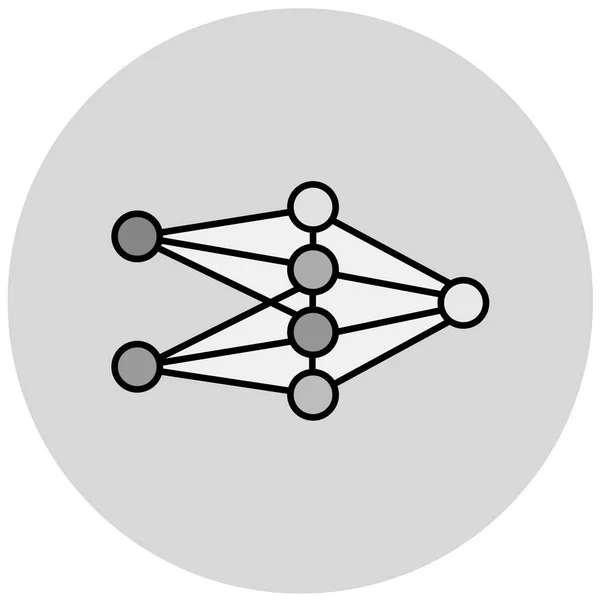 Nätverk Ikon Vektor Illustration — Stock vektor