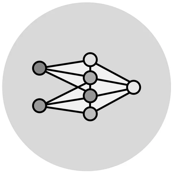 Ícone Rede Ilustração Vetorial — Vetor de Stock