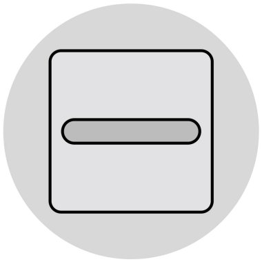 Modern b 'nin vektör illüstrasyonu eksik simgesi