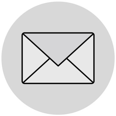 E- posta simgesi vektör illüstrasyonu