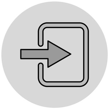 ok simgesinin vektör illüstrasyonu