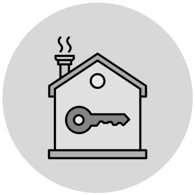 ev simgesi vektör illüstrasyonu