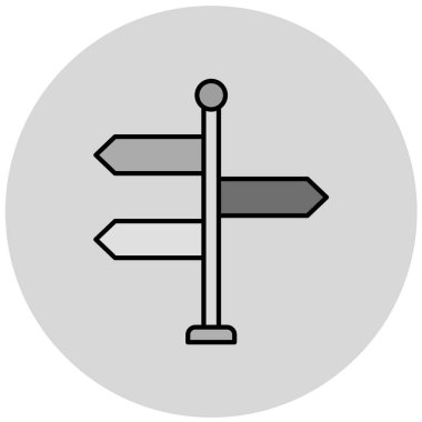 Projeniz için yön ok simgesi