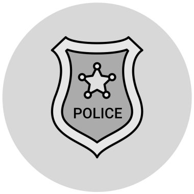 kalkan ikon vektör illüstrasyonu