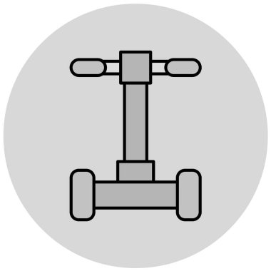 Modern oto tamir simgesinin vektör illüstrasyonu