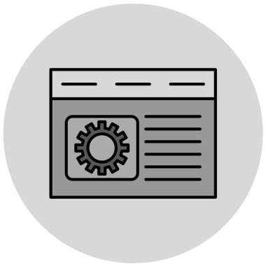 seo modern simgesinin vektör illüstrasyonu