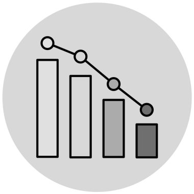 iş grafiği vektör illüstrasyonu