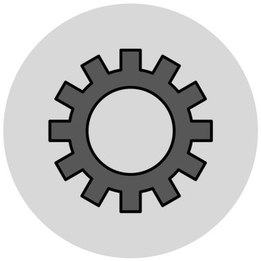 Teçhizat Web simgesi basit illüstrasyon