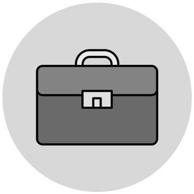 evrak çantası simgesi, vektör illüstrasyonu