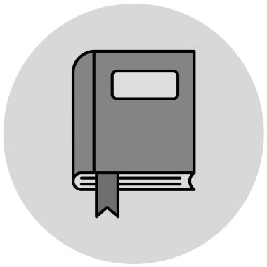 kitap simgesi vektör illüstrasyonu