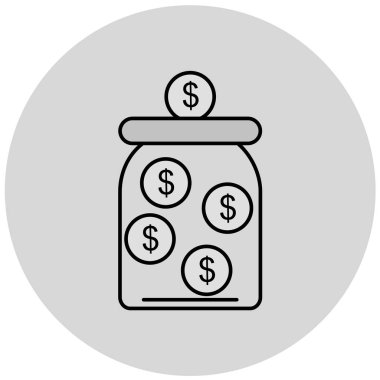 Dolar işareti. Web simgesi