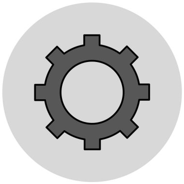 Teçhizat Web simgesi basit illüstrasyon