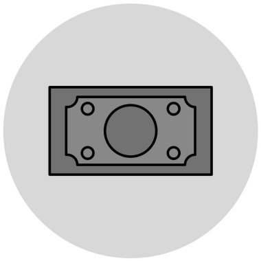 Para için. Web simgesi basit illüstrasyon