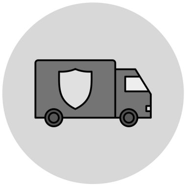 taşıyıcı vektör düz simge