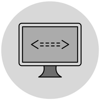 bilgisayar simgesi vektör illüstrasyonu