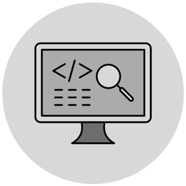 seo modern simgesinin vektör illüstrasyonu