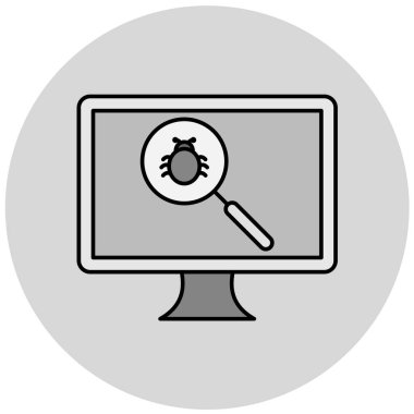 seo modern simgesinin vektör illüstrasyonu