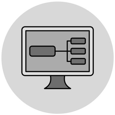 seo modern simgesinin vektör illüstrasyonu