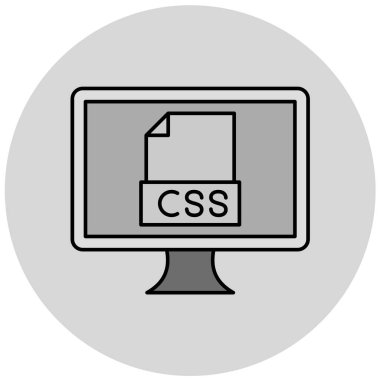 dosya biçimi simgesi, vektör illüstrasyonu