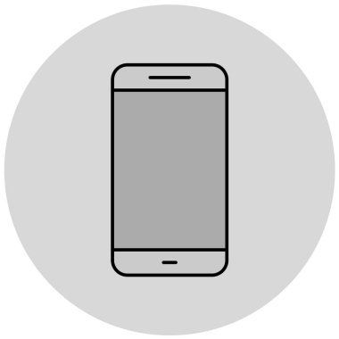 cep telefonu simgesi. vektör illüstrasyonu