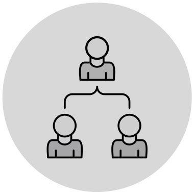 iş ekibi simgesi, vektör illüstrasyonu