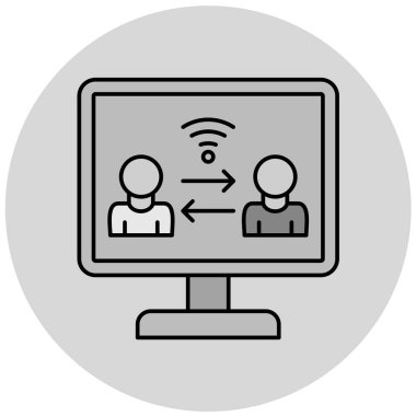 seo modern simgesinin vektör illüstrasyonu