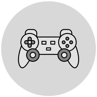 Oyun kolu. Web simgesi basit illüstrasyon