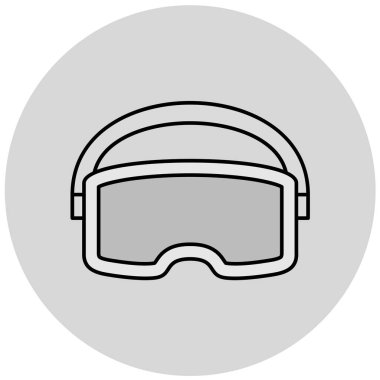 Gözlükler. Web simgesi basit illüstrasyon