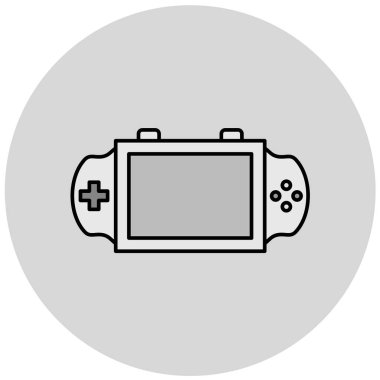 joystick simgesi vektör illüstrasyonu