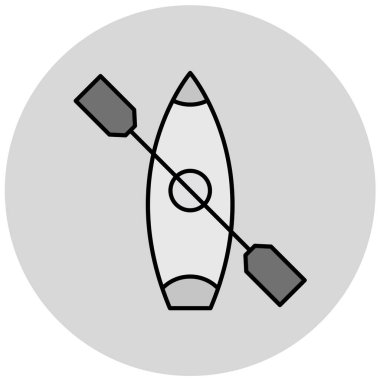 Kano. Web simgesi basit illüstrasyon