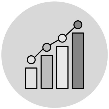 iş grafiği vektör illüstrasyonu